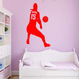 VWAQ Personalized Volleyball Wall Decal - Custom Name Wall Decor for Girls Sports Vinyl Sticker - CS15 - VWAQ Vinyl Wall Art Quotes and Prints