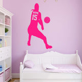 VWAQ Personalized Volleyball Wall Decal - Custom Name Wall Decor for Girls Sports Vinyl Sticker - CS15 - VWAQ Vinyl Wall Art Quotes and Prints