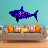 VWAQ Shark Jellyfish Wall Decal - Underwater Ocean Wall Sticker - SC06 - VWAQ Vinyl Wall Art Quotes and Prints
