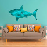 VWAQ Shark Wall Decal - Ocean View Wall Art Decor Peel and Stick - SC07 - VWAQ Vinyl Wall Art Quotes and Prints