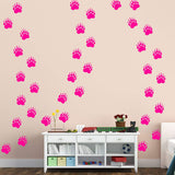 VWAQ Bear Paw Print Floor Decals - Peel and Stick Footprint Wall Stickers - 36 PCS - VWAQ Vinyl Wall Art Quotes and Prints