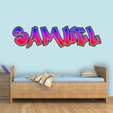 VWAQ Custom Graffiti Name Wall Decal - Personalized Hip Hop Decor for Kids Rooms - GN29 