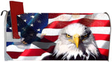 VWAQ 4th of July Mailbox Covers Magnetic - American Flag Eagle USA Patriotic Mailbox Decorative - MBM22