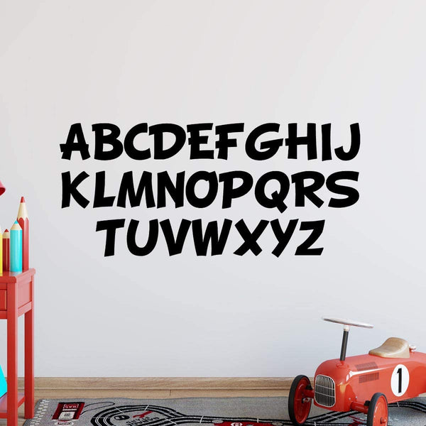 VWAQ Alphabet Wall Decals for Kids Classroom Educational Vinyl Stickers 