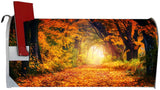 VWAQ Autumn Mailbox Covers Magnetic Fall Forest Decorative Mailbox Wraps - MBM34