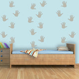 Handprint Wall Stickers - Peel and Stick Floor or Wall Decals VWAQ - 20 PCS