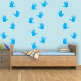 Handprint Wall Stickers - Peel and Stick Floor or Wall Decals VWAQ - 20 PCS