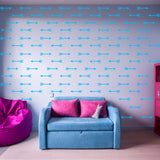 Arrows Wall Stickers Peel and Stick Bedroom Patterns Shapes Decals Decor VWAQ - 100 Pcs