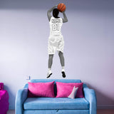 Custom Girl Basketball Player Wall Decal - Personalized Name Sports Wall Sticker Peel and Stick VWAQ - HOL50
