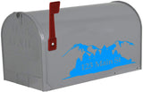 Personalized Mailbox Address Decals Set of 2 Forest Custom Address Vinyl Stickers VWAQ - CMB28