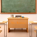 Custom Teachers Name Decal for Desk, Wall or Door Personalized Classroom Vinyl Lettering Sticker Decor VWAQ - CS28