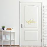 Bathroom Door Decal Vinyl Sticker Restroom Decor Home Decorations VWAQ