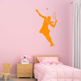 Custom Tennis Wall Decal Girls Room Personalized Name Sports Wall Sticker VWAQ - CS33