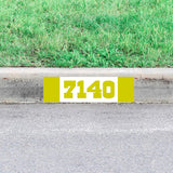Custom Curbside Numbers Decal Personalized Curb Street Address Sticker Home Decor VWAQ - PCCD12