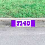 Custom Curbside Numbers Decal Personalized Curb Street Address Sticker Home Decor VWAQ - PCCD12