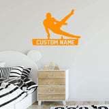 Gymnastics Wall Decal with Personalized Name VWAQ - CS44