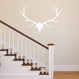 Elk Head Skull Wall Decal Wildlife Decor VWAQ - V1