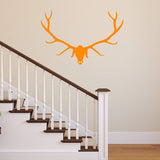 Elk Head Skull Wall Decal Wildlife Decor VWAQ - V1