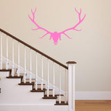 Elk Head Skull Wall Decal Wildlife Decor VWAQ - V1