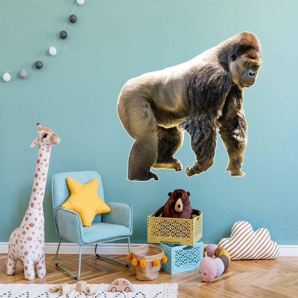 VWAQ Silverback Gorilla Wall Decal Jungle Room Decor - PAS36 