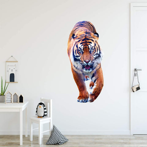 VWAQ Tiger Wall Decal Kids Jungle Theme Decor - PAS39 