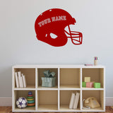 Personalized Football Helmet Decal VWAQ - CS51