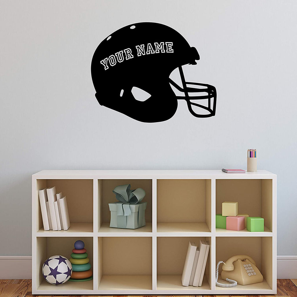 custom football helmet wraps VWAQ Personalized Football Helmet Decals