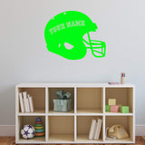 Personalized Football Helmet Decal VWAQ - CS51