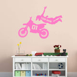 Extreme Sports Custom Dirt Bike Wall Decals VWAQ - CS53