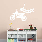 Extreme Sports Custom Dirt Bike Wall Decals VWAQ - CS53