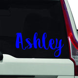 VWAQ Custom Name Car Window Decal Personalized Vehicle Vinyl Sticker - CVD1 