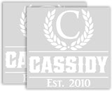 Custom Name Decals For Cornhole Board VWAQ - CS56