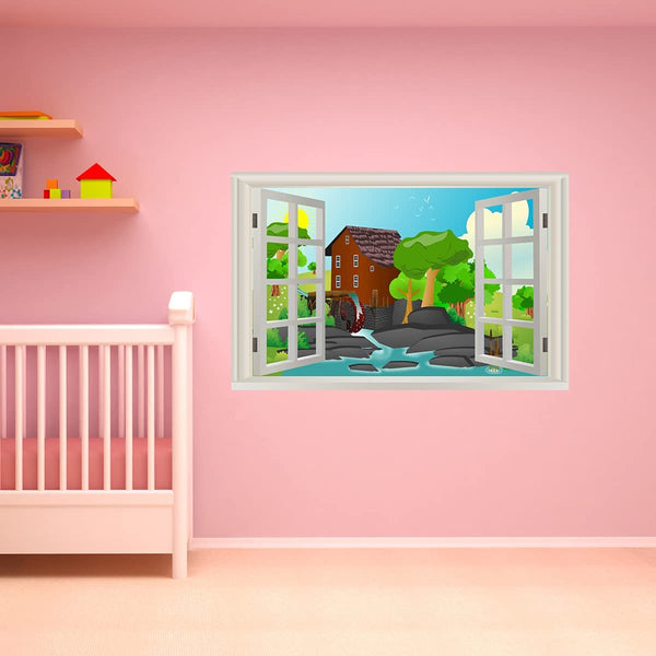 VWAQ Kids Window Wall Peel and Stick Wall Decals