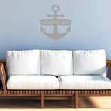 Custom Family Name Anchor Decal VWAQ - CS66