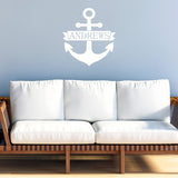 Custom Family Name Anchor Decal VWAQ - CS66