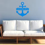 Custom Family Name Anchor Decal VWAQ - CS66