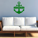 Custom Family Name Anchor Decal VWAQ - CS66