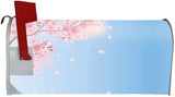 VWAQ Cherry Blossom Tree Mailbox Covers Magnetic Japanese Seasonal Decor - MBM40 
