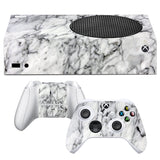 VWAQ White Marble Skin For Xbox Series S Console and Controllers