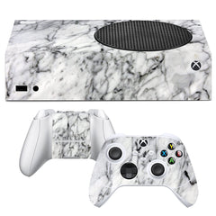 VWAQ White Marble Xbox One S Skin Console and Controllers