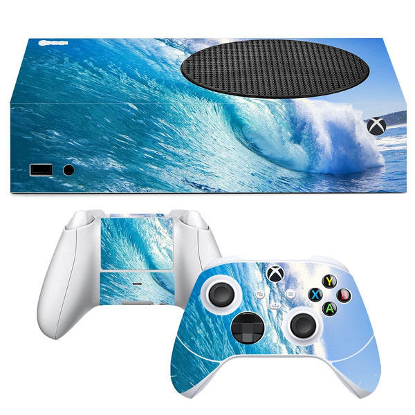 VWAQ Ocean Skin For Xbox Series S Console and Controllers - Vinyl Decal To Fit Xbox Series S