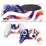 Distressed American Flag Skin to fit Xbox Series S Console and Controllers