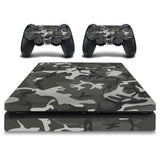 VWAQ Camouflage Skin For PS4 Slim Arctic Camo Vinyl Decal To Fit PlayStation 4 Slim - PSGC14 [video game]