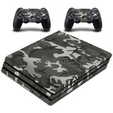 VWAQ Camouflage Skin For PlayStation 4 Pro Console and Controllers Arctic Camo Wrap To Fit PS4 Pro - PPGC14 [video game]