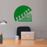 The Journey Not The Arrival Matters Motivational Wall Decals VWAQ