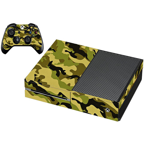 VWAQ Camouflage Skins To Fit Xbox One Console And Controller Woodland Camo Wrap For Xbox One - XGC13 [video game]