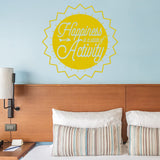 Happiness is a State of Activity Motivational Wall Decal VWAQ