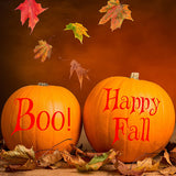 Happy Fall & Boo! Pumpkin Holiday & Seasonal Decor VWAQ