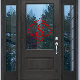 Custom Name Front Door Wreath Personalized Home Decor VWAQ - CS76