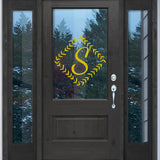 Custom Name Front Door Wreath Personalized Home Decor VWAQ - CS76